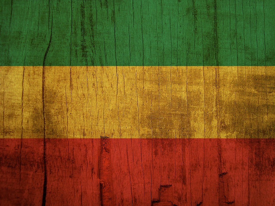 Detail Bendera Jamaika Rasta Nomer 3