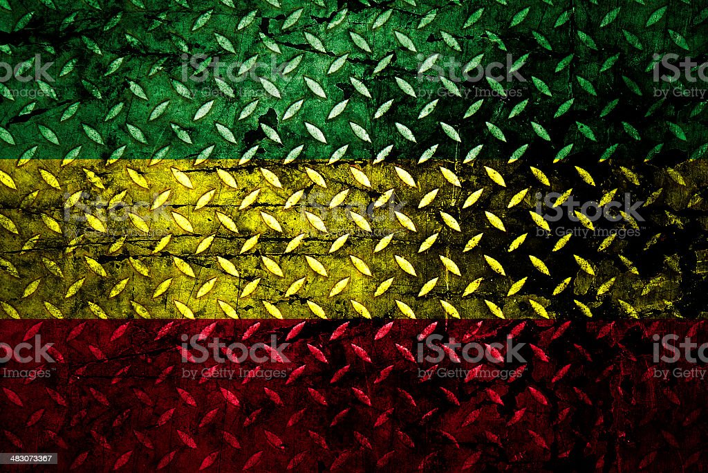 Detail Bendera Jamaika Rasta Nomer 52