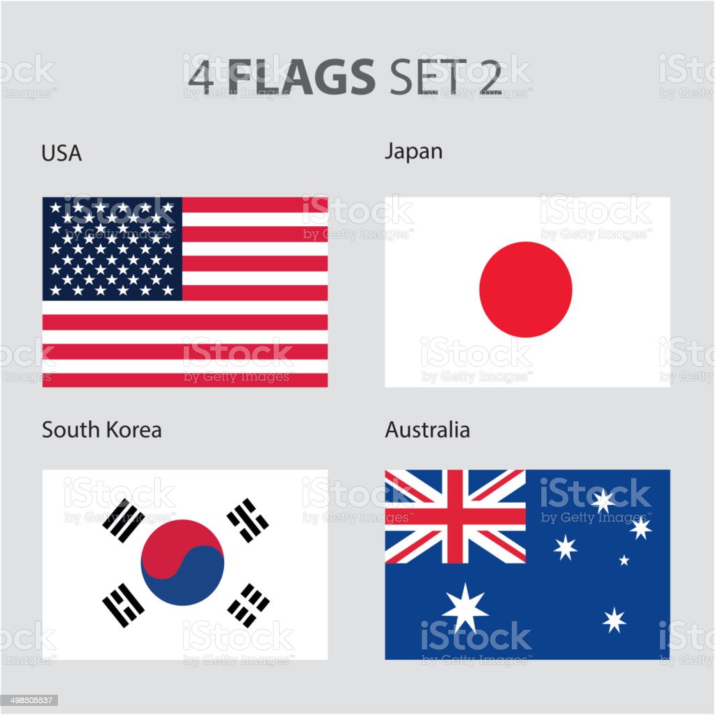 Detail Bendera Jepang Dan Korea Nomer 23