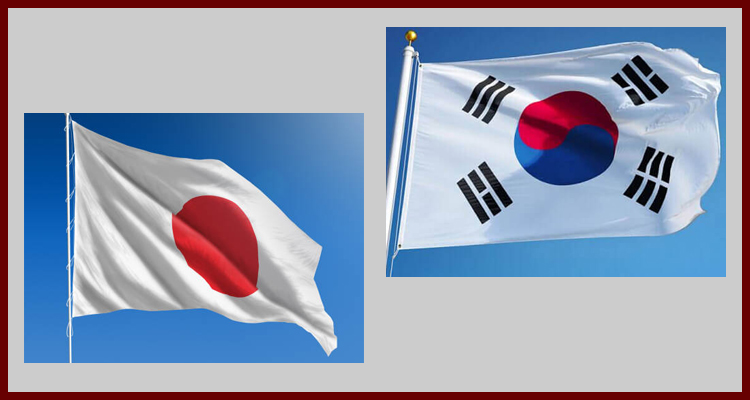 Detail Bendera Jepang Dan Korea Nomer 5