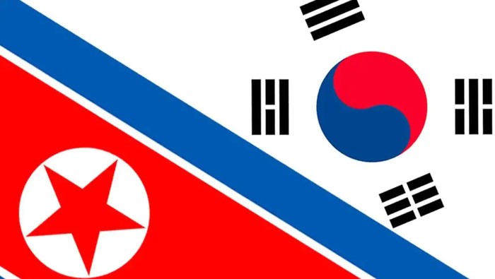 Detail Bendera Korea Selatan Dan Korea Utara Nomer 2