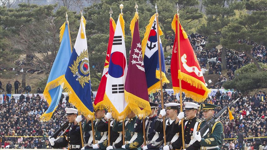 Detail Bendera Korea Selatan Dan Korea Utara Nomer 44