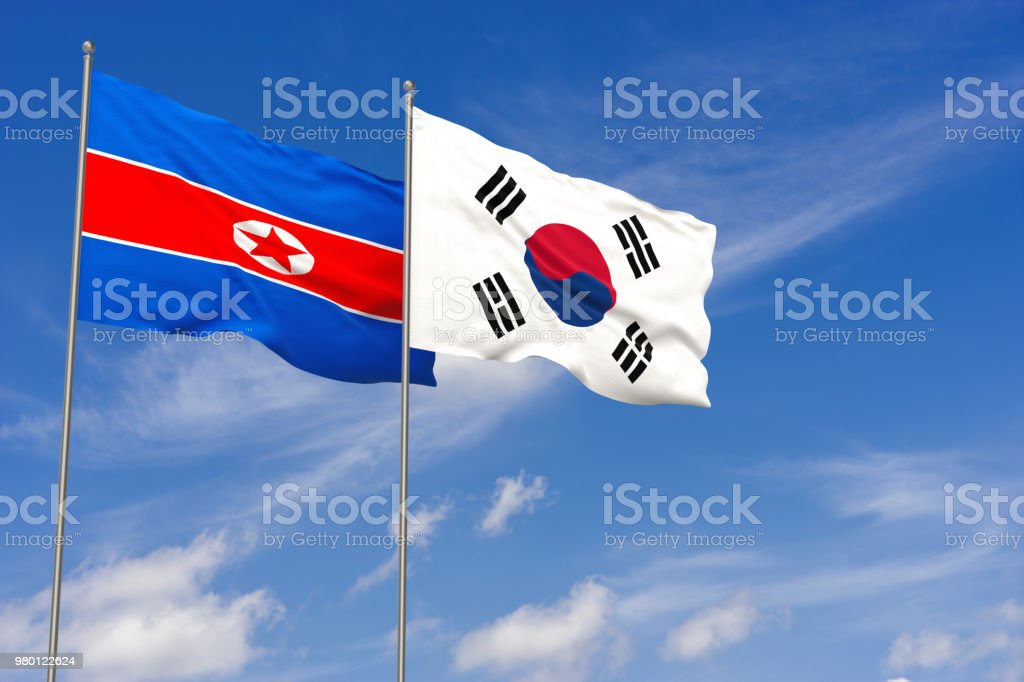 Detail Bendera Korea Selatan Dan Korea Utara Nomer 50