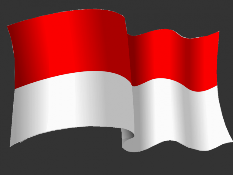 Detail Bendera Merah Hitam Nomer 19