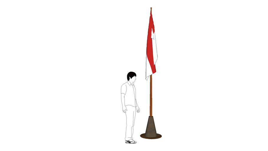 Detail Bendera Merah Putih 3d Nomer 14