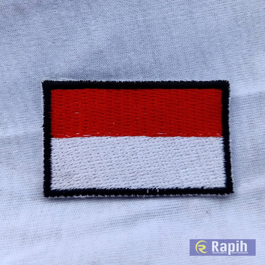 Detail Bendera Merah Putih Hitam Nomer 24