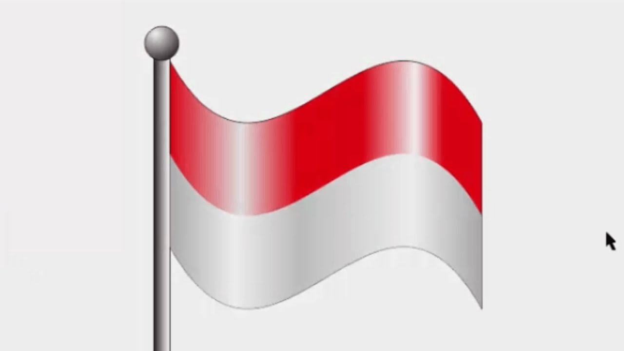 Detail Bendera Merah Putih Melengkung Nomer 3