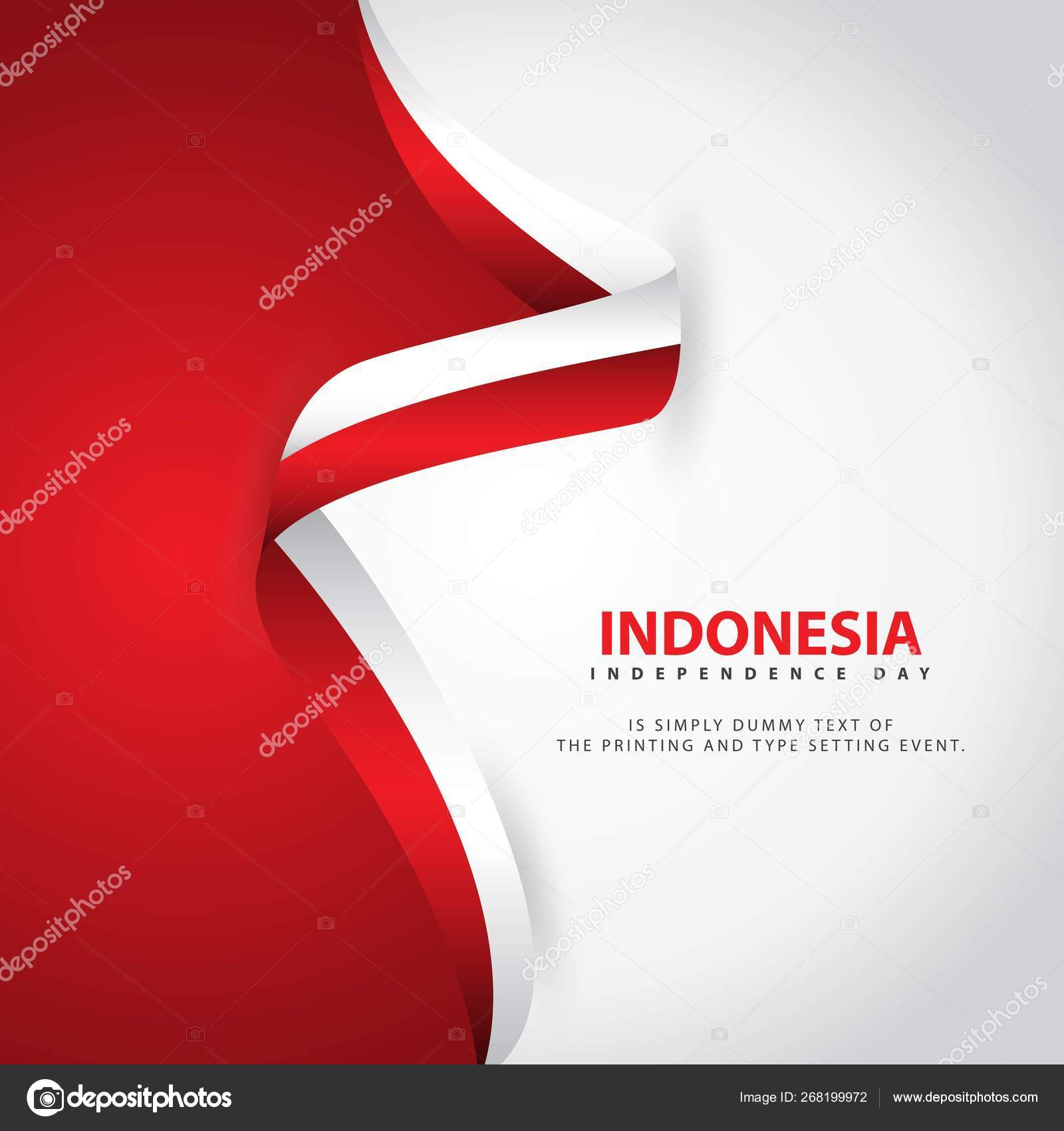 Detail Bendera Merah Putih Vector Nomer 50