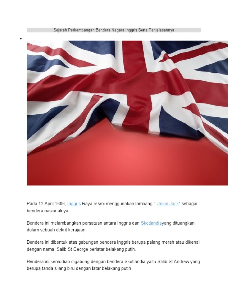 Detail Bendera Negara Inggris Nomer 33