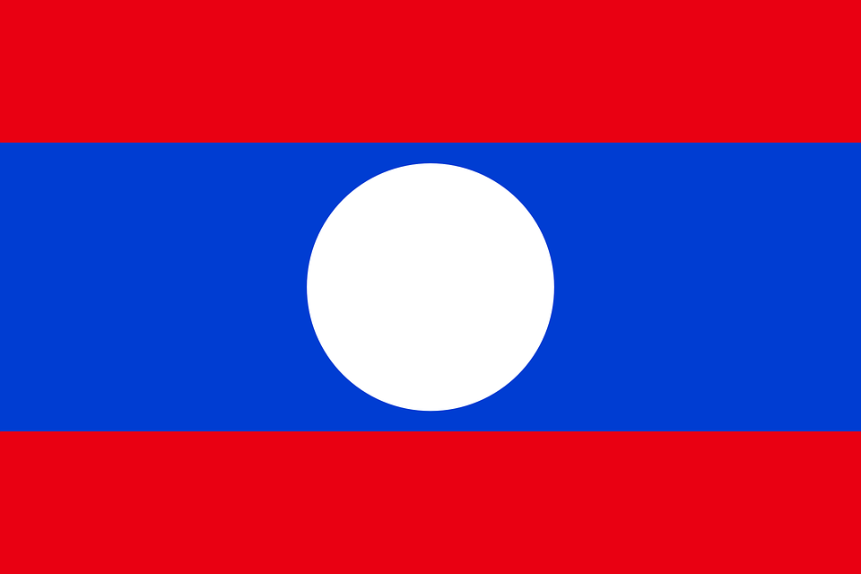 Detail Bendera Negara Laos Nomer 2