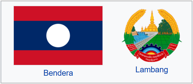 Detail Bendera Negara Laos Nomer 5