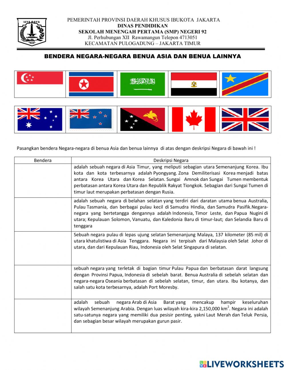 Detail Bendera Negara Negara Asia Nomer 31