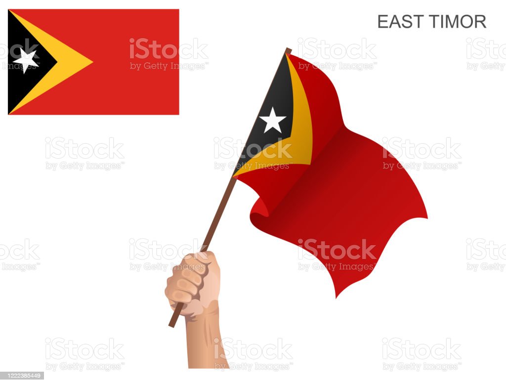 Detail Bendera Negara Timor Leste Nomer 28