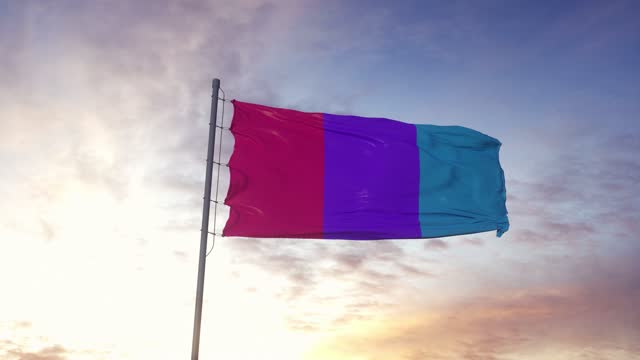 Detail Bendera Pink Ungu Biru Nomer 17