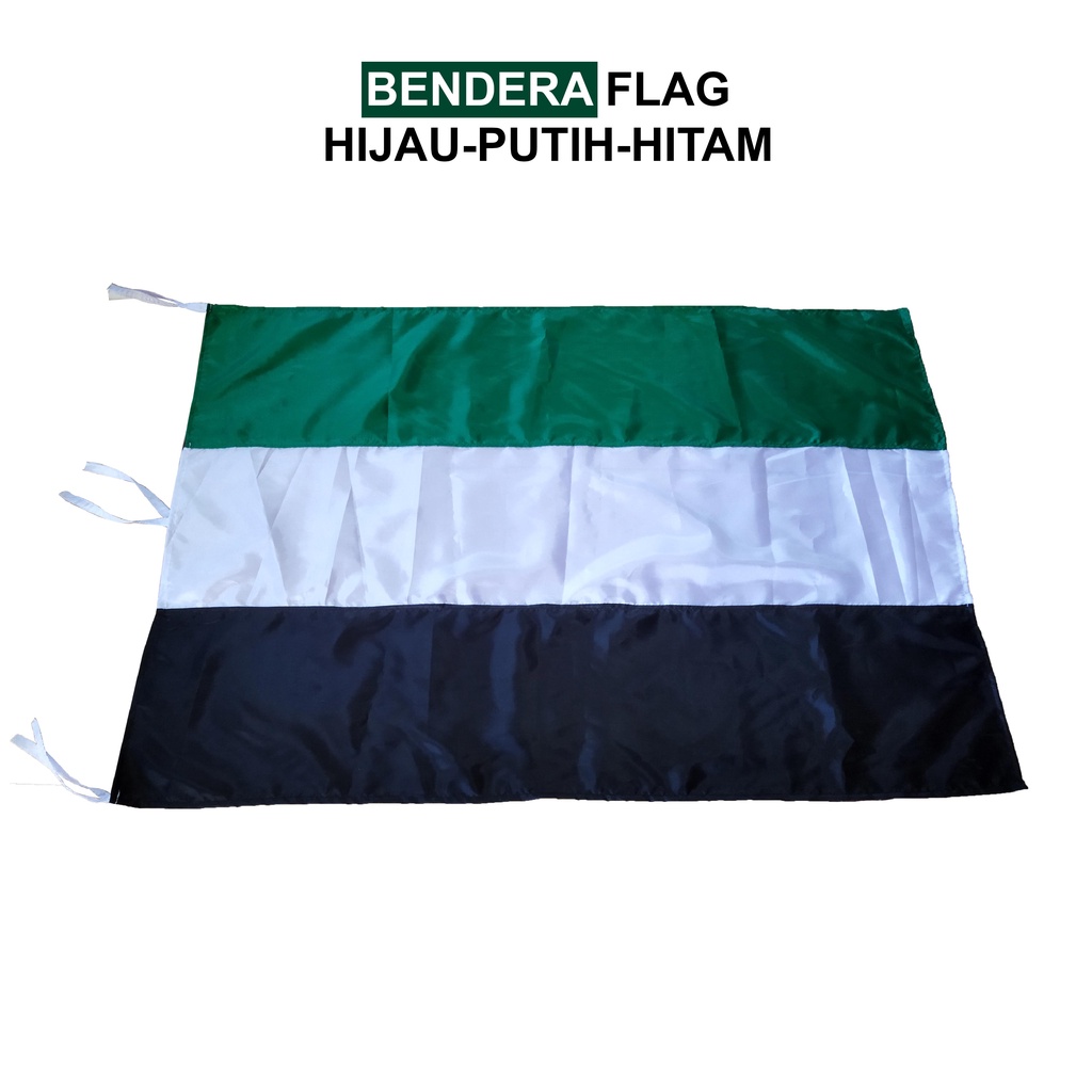 Detail Bendera Polos Hitam Nomer 44