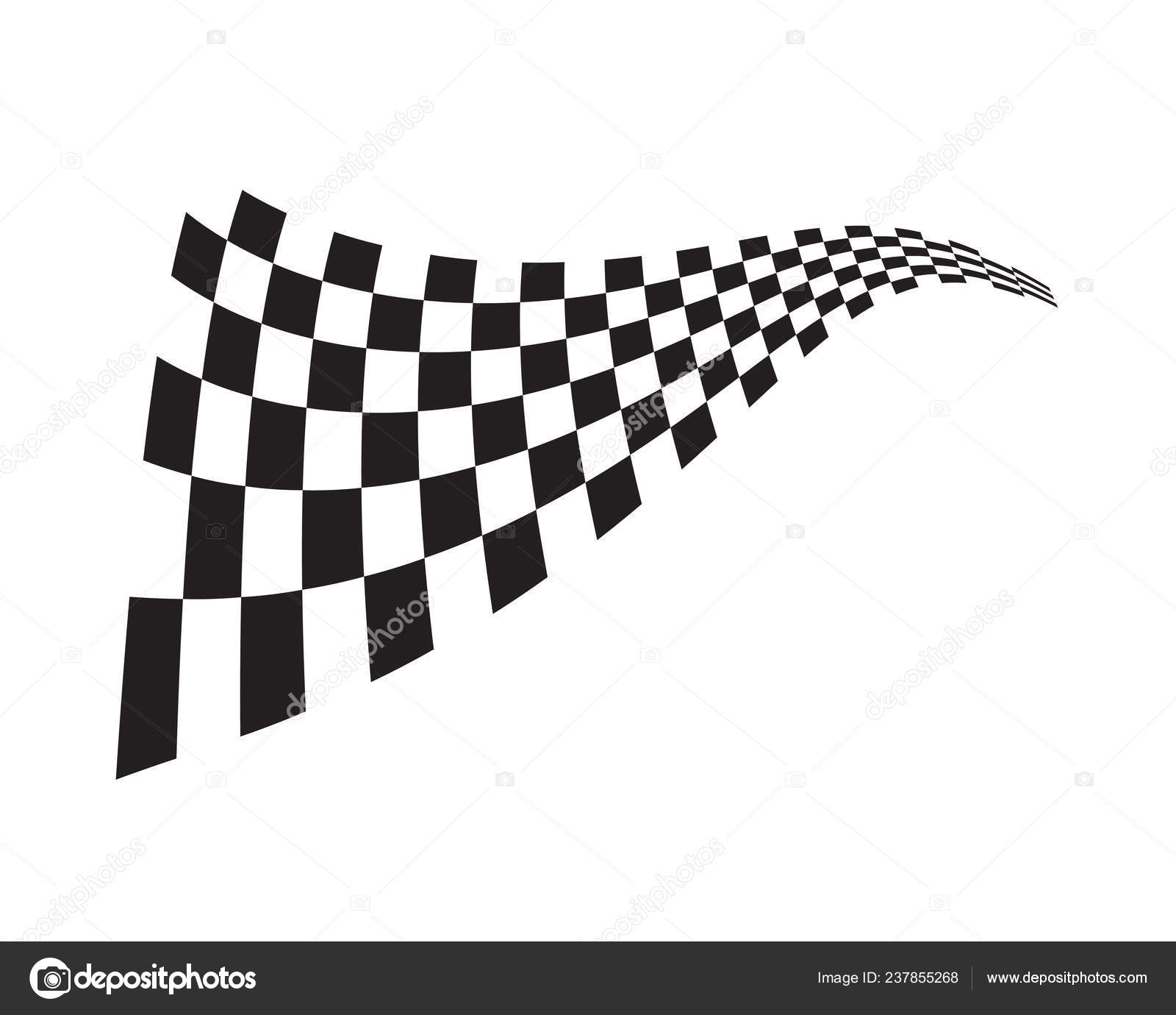 Detail Bendera Race Vector Nomer 16