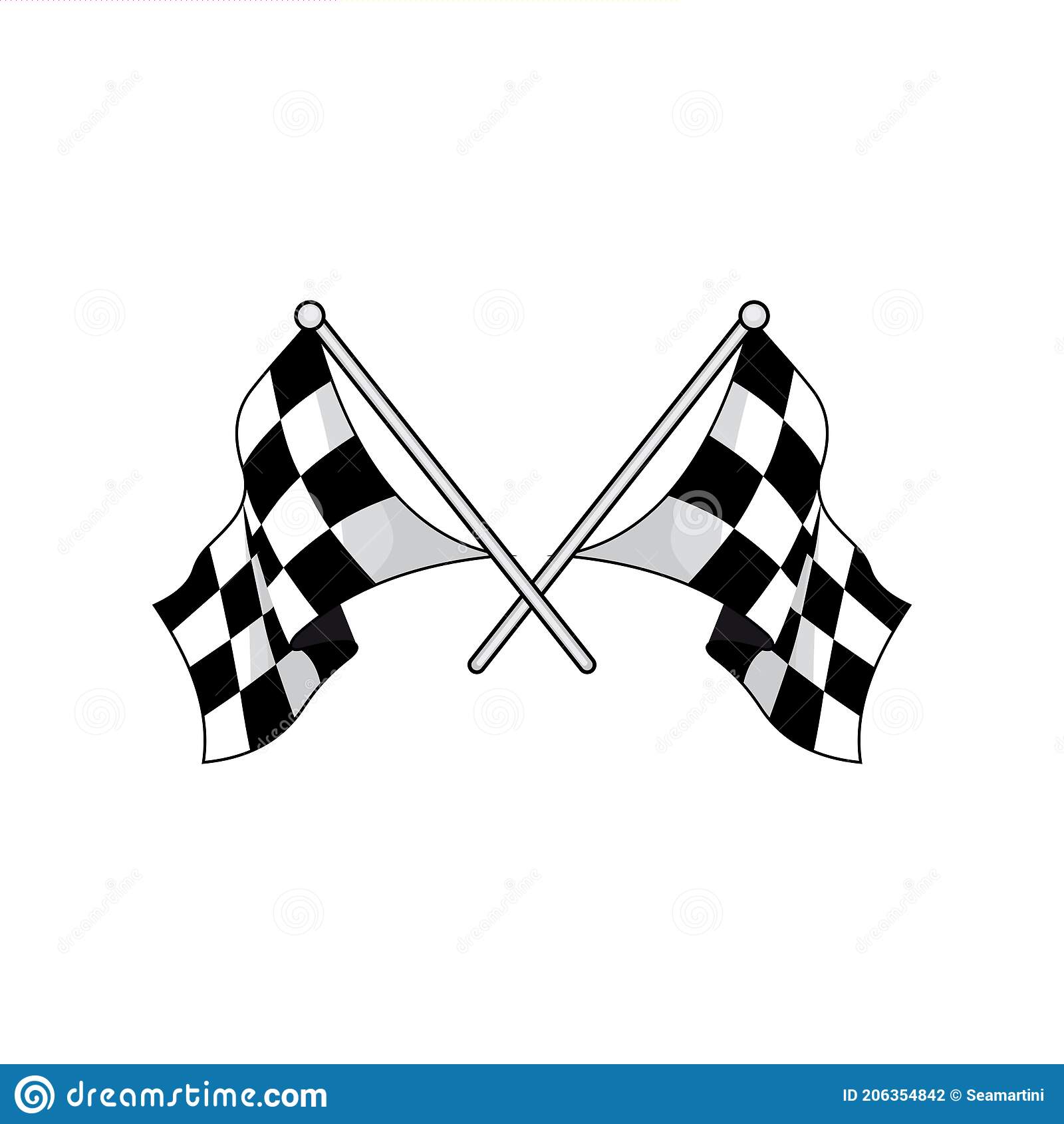 Detail Bendera Race Vector Nomer 37