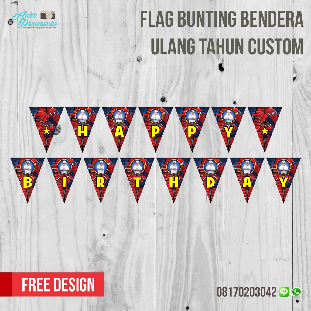 Detail Bendera Ulang Tahun Nomer 43