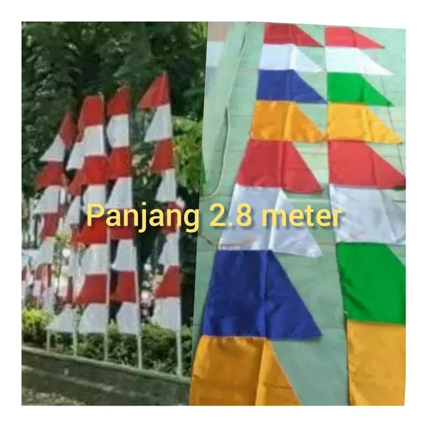 Detail Bendera Warna Warni Nomer 51