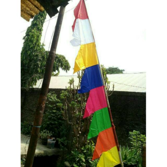 Detail Bendera Warna Warni Nomer 8