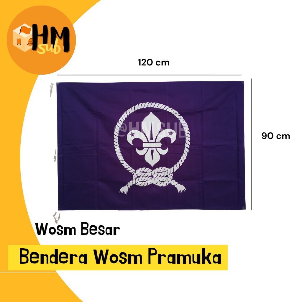 Detail Bendera Wosm Pramuka Nomer 12