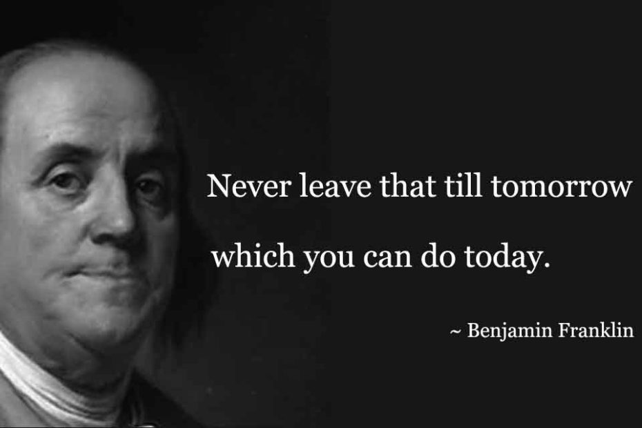 Detail Benjamin Franklin Quotes Nomer 5