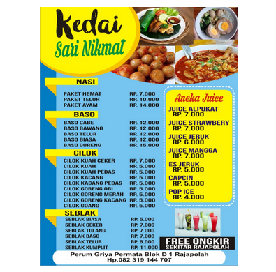 Detail Benner Warung Nomer 20