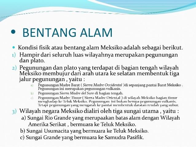 Detail Bentang Alam Meksiko Nomer 9