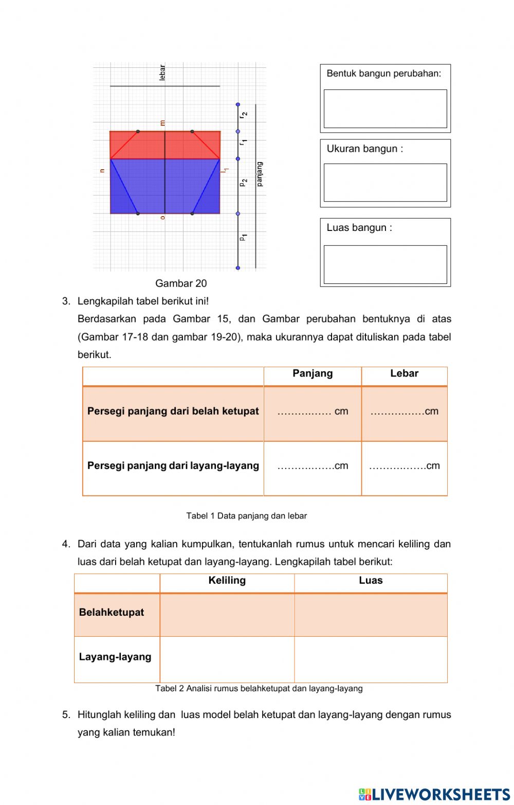 Detail Bentuk Belah Ketupat Nomer 53