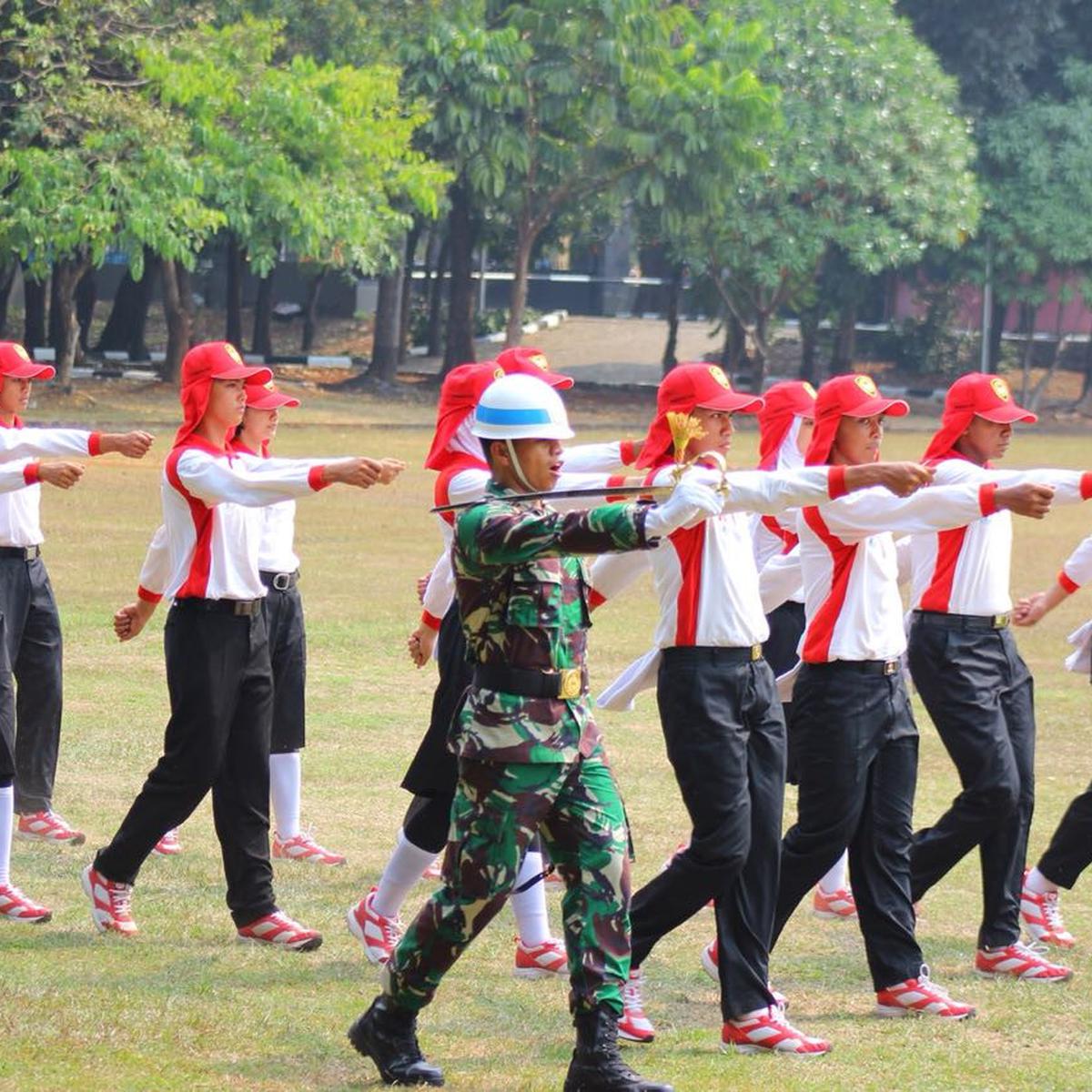 Detail Bentuk Bentuk Formasi Paskibra Nomer 16