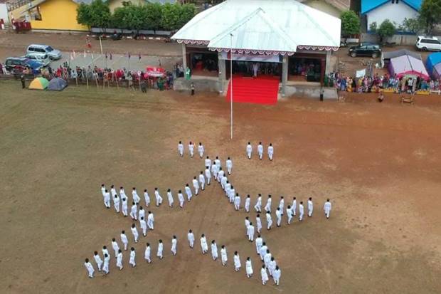 Detail Bentuk Bentuk Formasi Paskibra Nomer 4