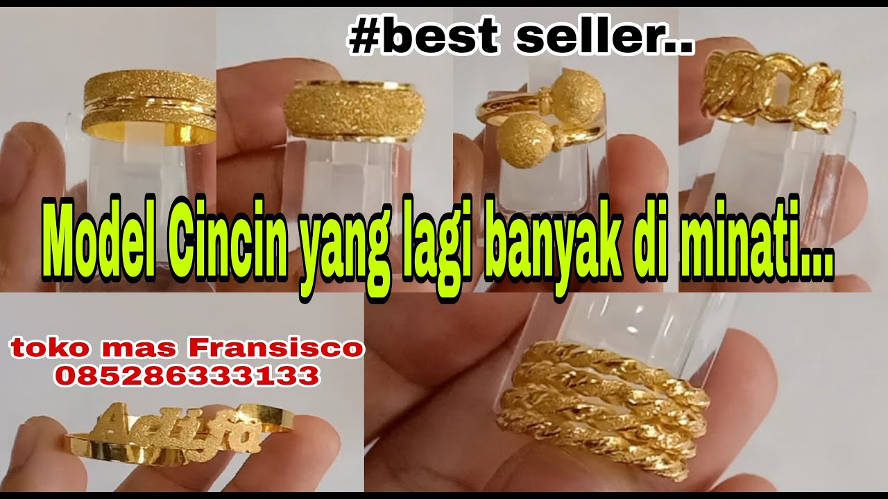 Detail Bentuk Cincin Emas Terbaru Nomer 40