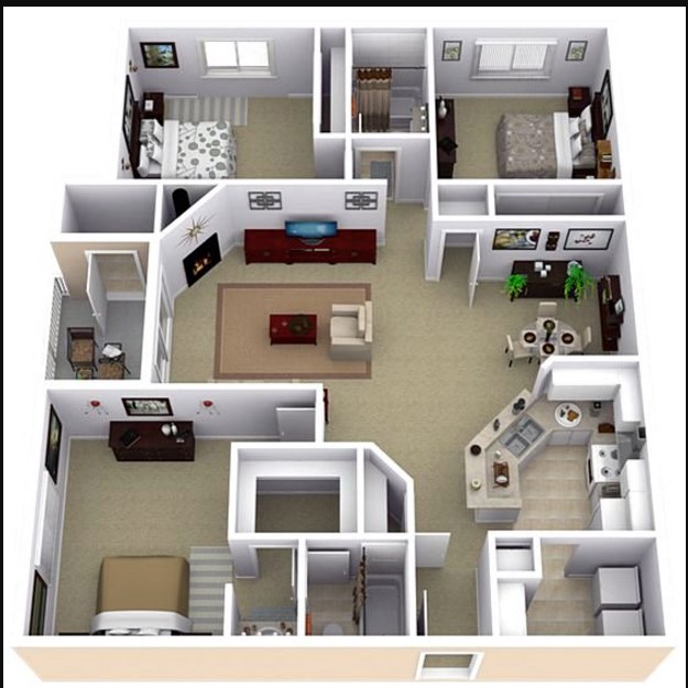 Detail Bentuk Dalam Rumah Minimalis Nomer 14