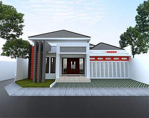 Detail Bentuk Depan Rumah Minimalis Nomer 32