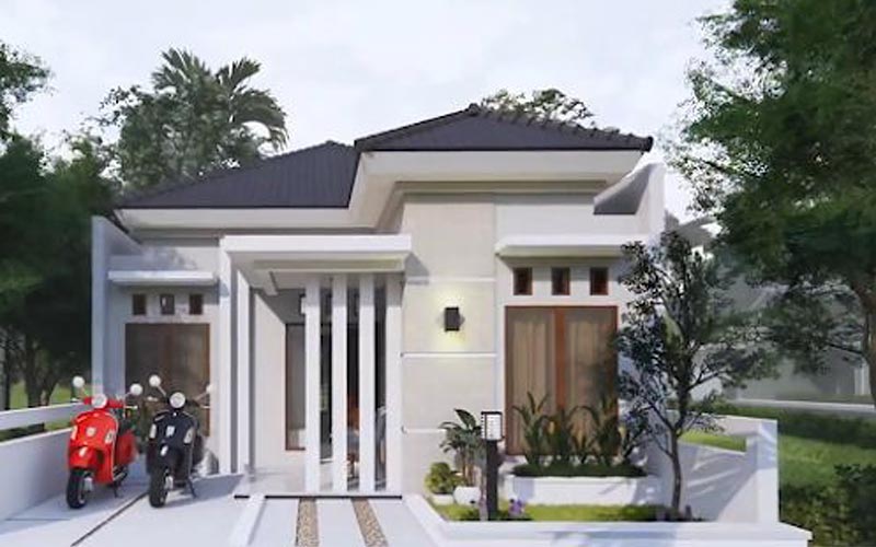 Detail Bentuk Depan Rumah Minimalis Modern Nomer 5