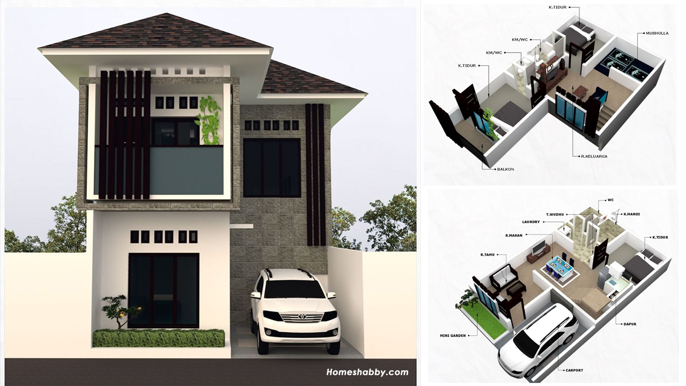 Detail Bentuk Desain Rumah Minimalis Nomer 32