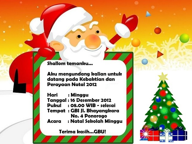 Detail Bentuk Gambar Undangan Natal 2017 Nomer 18