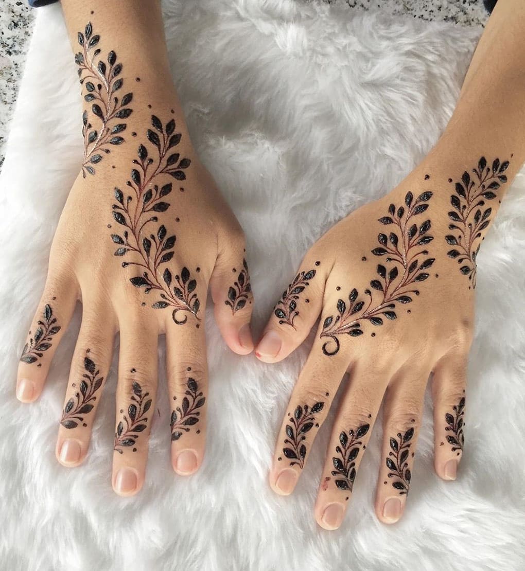 Detail Bentuk Henna Sederhana Nomer 34