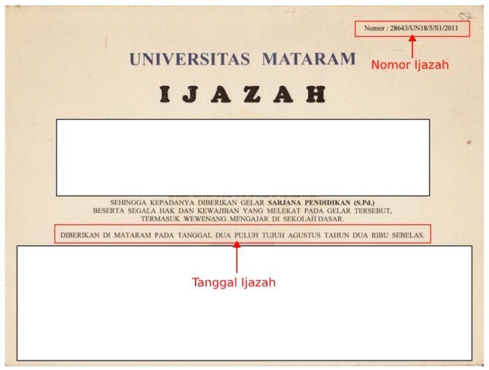 Detail Bentuk Ijazah S1 Nomer 48