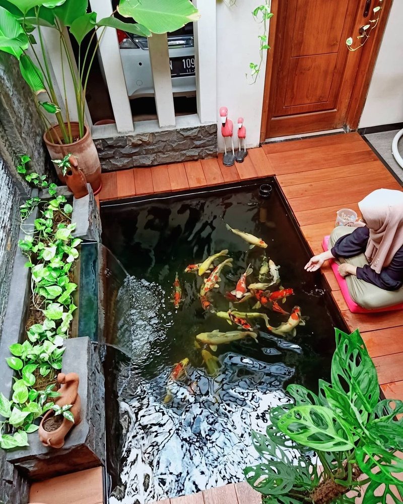 Detail Bentuk Kolam Ikan Depan Rumah Nomer 35