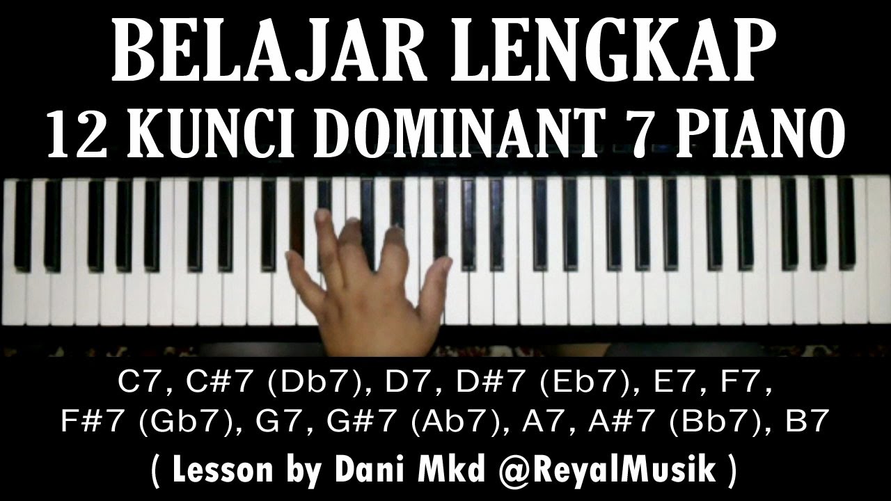 Detail Bentuk Kunci Piano Nomer 19