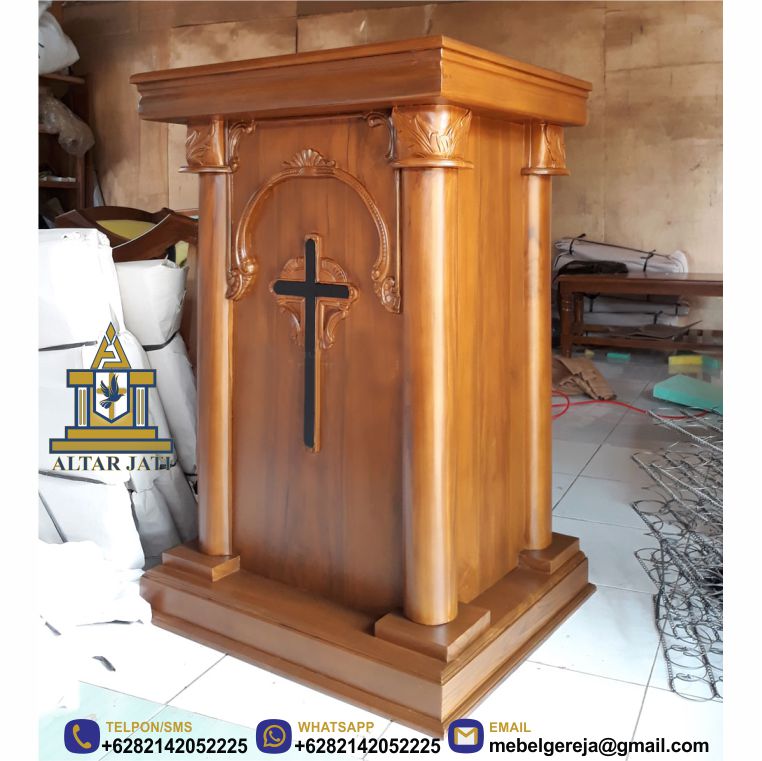 Detail Bentuk Mimbar Gereja Nomer 12