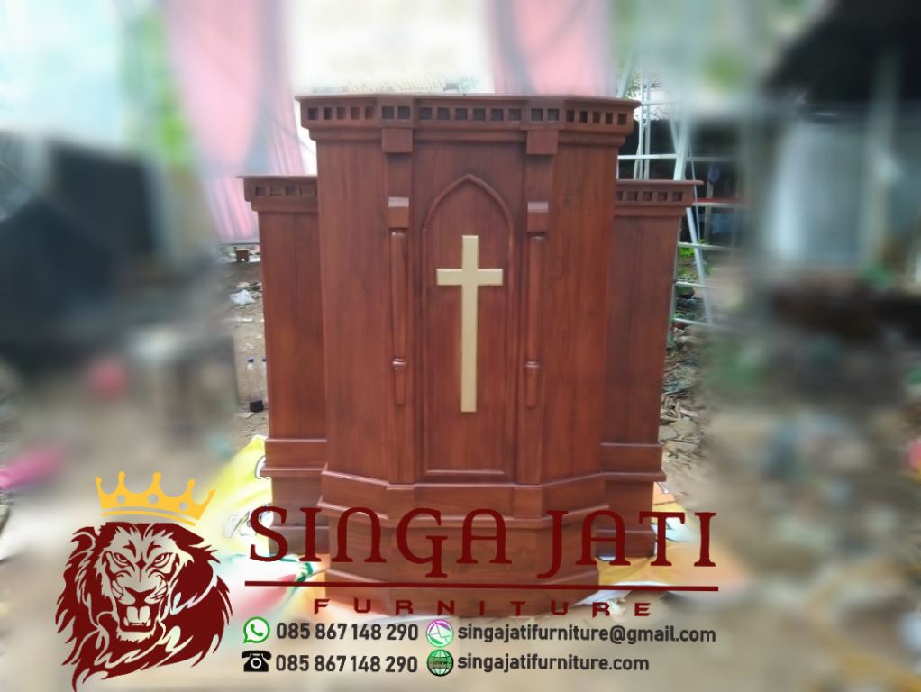 Detail Bentuk Mimbar Gereja Nomer 4