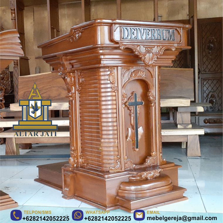 Detail Bentuk Mimbar Gereja Nomer 41