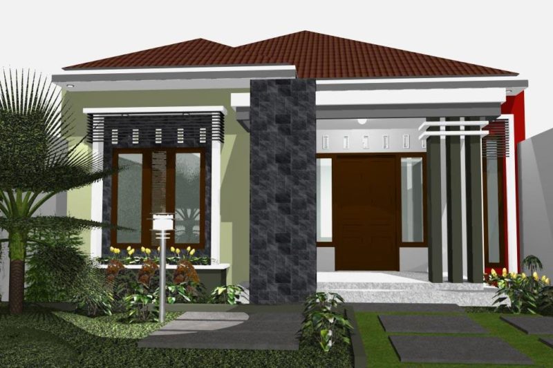 Detail Bentuk Muka Rumah Nomer 34