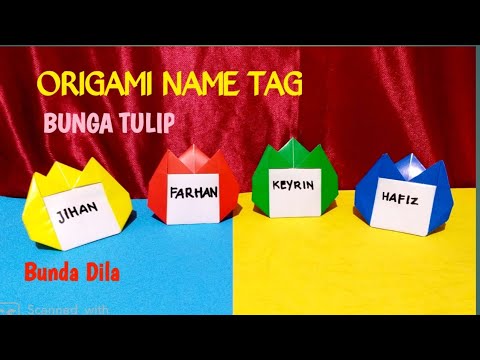 Bentuk Name Tag Kreatif - KibrisPDR