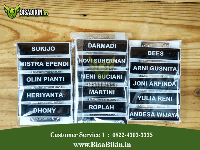 Detail Bentuk Name Tag Kreatif Nomer 36