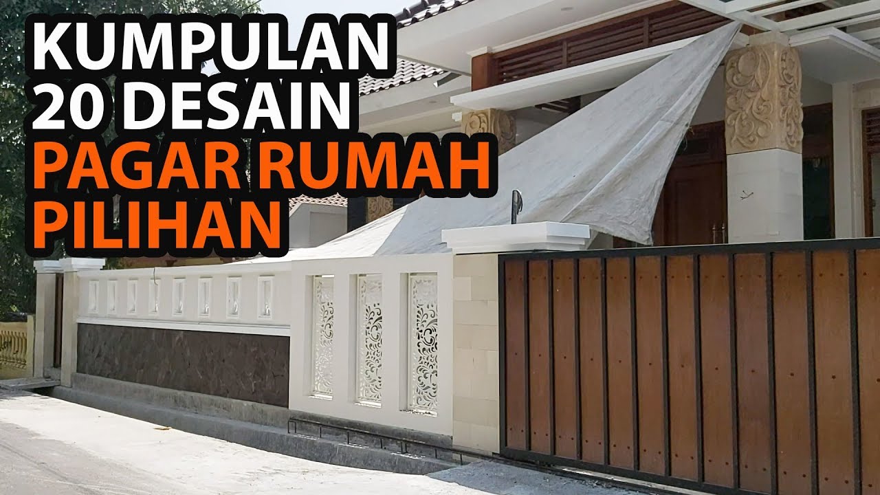 Detail Bentuk Pagar Rumah Minimalis Nomer 34