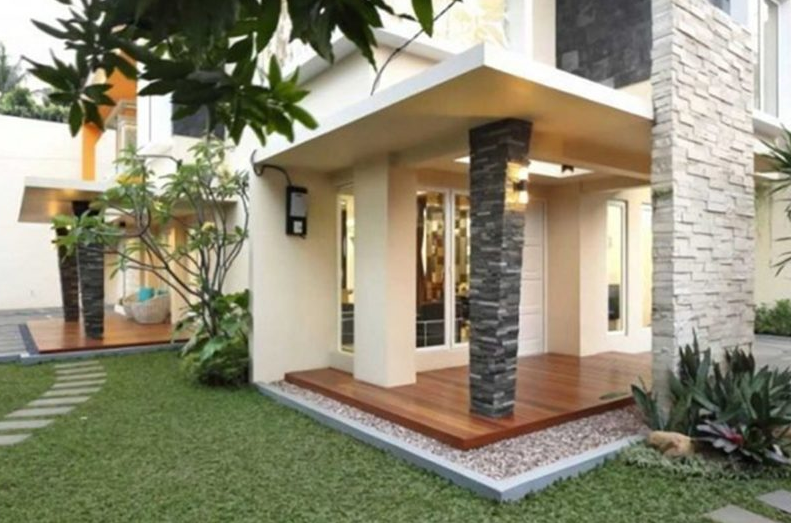 Detail Bentuk Pilar Teras Rumah Nomer 13