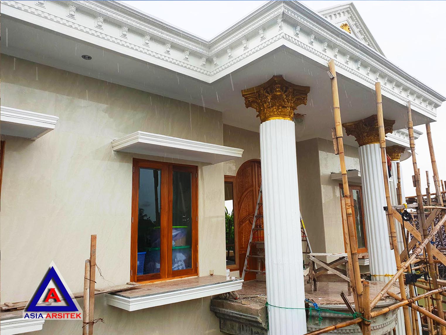 Detail Bentuk Pilar Teras Rumah Nomer 44